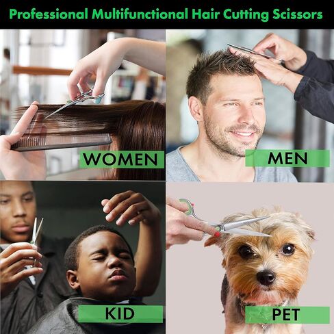 UM Supplies Professional Hair Scissors – Premium Grade Hair Shears | 6.5" Stainless Steel hair cutting Barber scissors for Women/Men/Barber/Pets in Kuwait