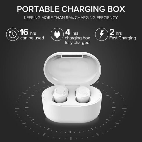 Hearing Aids with Portable Charging Case, Enhanced Hearing Amplifier for Both Ears, Noise Reduction, Rechargeable, in-Ear Hearing Devices for Seniors and Adults in Saudi Arabia