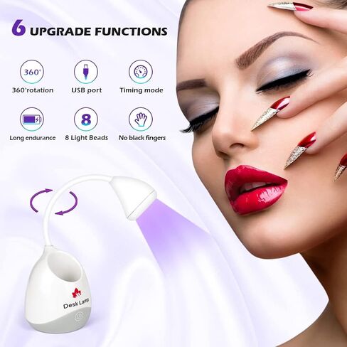 مصباح أظافر LED بالأشعة فوق البنفسجية بقوة 36 وات، ضوء الأشعة فوق البنفسجية لأظافر الجل بدون استخدام اليدين، مجفف أظافر صغير محمول، مصباح جل علاج الأظافر بالأشعة فوق البنفسجية، ملحقات فن الأظافر للسفر والمنزل وصالون تجميل الأظافر in Kuwait