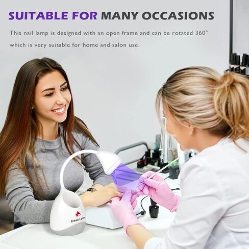 مصباح أظافر LED بالأشعة فوق البنفسجية بقوة 36 وات، ضوء الأشعة فوق البنفسجية لأظافر الجل بدون استخدام اليدين، مجفف أظافر صغير محمول، مصباح جل علاج الأظافر بالأشعة فوق البنفسجية، ملحقات فن الأظافر للسفر والمنزل وصالون تجميل الأظافر in Kuwait
