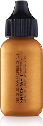 TEMPTU Perfect Canvas Airbrush Highlighter: Long-Wear, Layerable, Light-Reflecting Radiance & Shimmer, Natural-Looking Luminosity, Weightless Illuminator, Buildable Formula, 7 Shades in Kuwait