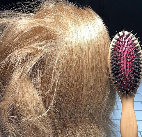 Professional Hair Styling Brush - Blowdry hair, Detangle hair, Smooth hair, Get Shiney Healthy Hair, Gentle On Hair Extensions, Great Updo Brush for All Hair, All Texture, Fine Hair and Thick Hair in Saudi Arabia