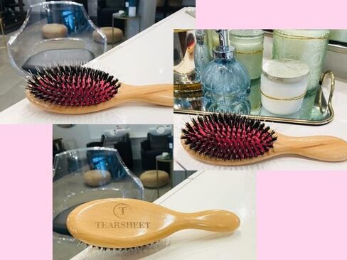 Professional Hair Styling Brush - Blowdry hair, Detangle hair, Smooth hair, Get Shiney Healthy Hair, Gentle On Hair Extensions, Great Updo Brush for All Hair, All Texture, Fine Hair and Thick Hair in Saudi Arabia