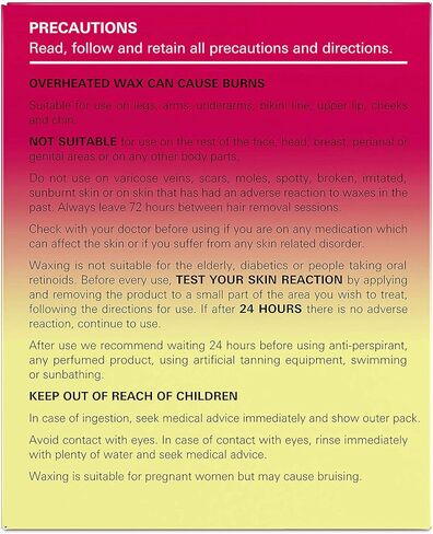 Hair Removal Wax- VEET Sugar Wax, Hair Remover Waxing Kit with Essential Oils and Floral Vanilla Fragrance, 250ml Wax and 12 Fabric Strips with 1 Spatula (Pack of 2) in Kuwait