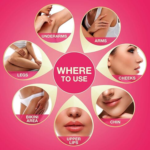 Hair Removal Wax- VEET Sugar Wax, Hair Remover Waxing Kit with Essential Oils and Floral Vanilla Fragrance, 250ml Wax and 12 Fabric Strips with 1 Spatula (Pack of 2) in Kuwait