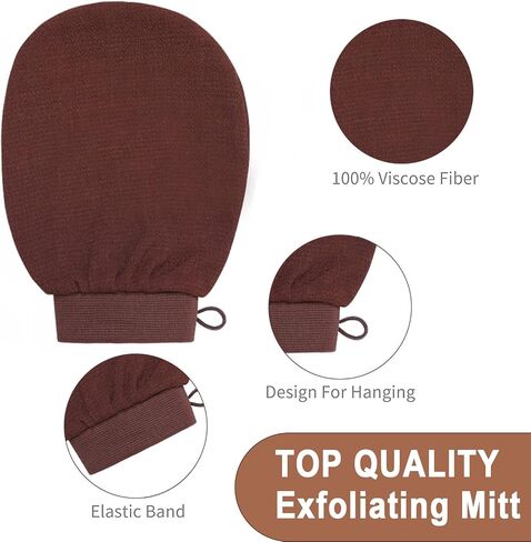 Sanfery Self Tanner Mitt - أداة تطبيق قفاز التسمير الذاتي مع براءة اختراع أمريكية، قفاز تسمير البشرة لأداة تسمير البشرة الذاتية، أداة توزيع المكياج الخلفية، قفاز تسمير ذاتي صغير، 3 مجموعات من قفازات تسمير البشرة الذاتية، قفاز أسمر in Saudi Arabia