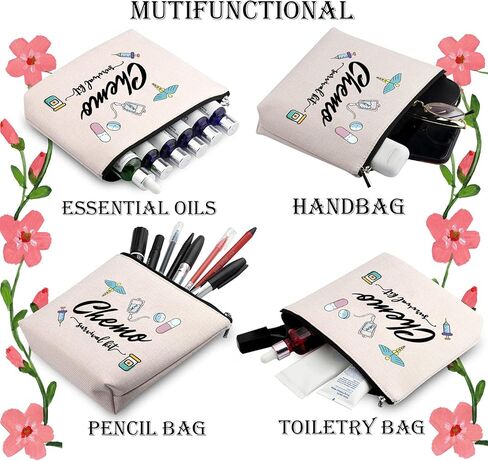 WCGXKO Chemo Care Package for Women Chemo Survival Kit Chemotherapy Treatment Zipper Pouch Bag (Chemo tote) in Kuwait