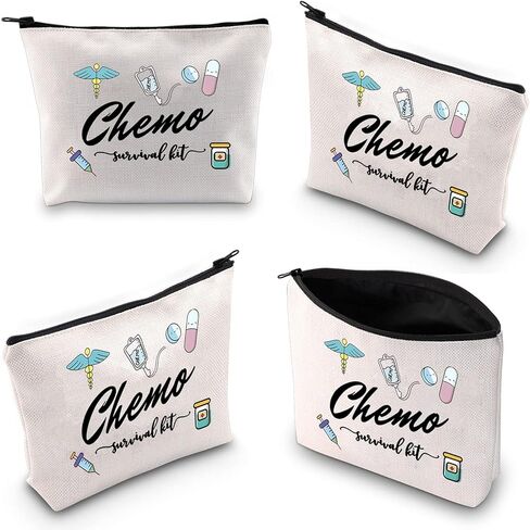 WCGXKO Chemo Care Package for Women Chemo Survival Kit Chemotherapy Treatment Zipper Pouch Bag (Chemo tote) in Kuwait