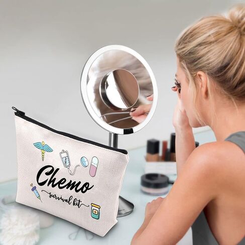 WCGXKO Chemo Care Package for Women Chemo Survival Kit Chemotherapy Treatment Zipper Pouch Bag (Chemo tote) in Kuwait