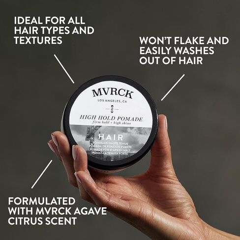 Paul Mitchell MVRCK by MITCH High Hold Pomade, Firm Hold + High Shine, For All Hair Types, 3 oz. in Kuwait
