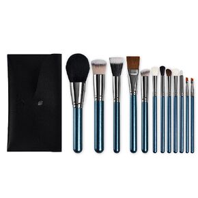 BRUSH ARTIST Makeup Brush Set 12Pcs Premium Synthetic Soft Dense Fiber Makeup Brush Set with Case Face brush blush brush contour brush eyeshadow brush