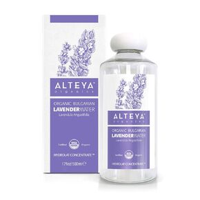 Alteya Organics Lavender Water USDA Certified Organic Facial Toner, 2 Fl Oz/60mL Pure Bulgarian Lavandula Angustifolia Flower Water, Award-Winning Moisturizer Amber Glass Spray Bottle in Kuwait