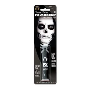 Tinsley Transfers FX Makeup - Face and Body Paint - Water-Based Cream - 7g / 0.24 oz Tube (Black), 1.0 Count