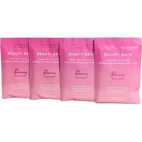 Camille Beckman Radiant & Renewing Bath Soak, Beauty Bath, 2 Oz (Pack of 4)