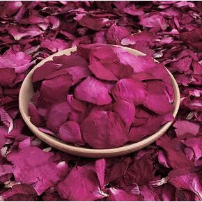 الورد الطبيعي المجفف، 150 جرام بتلات الزهور الحقيقية الجافة بتلات الورد الأحمر للقدم وحمام الجسم والمنتجعات الصحية وحفلات الزفاف ورائحة المنزل وإكسسوارات الحرف اليدوية in Kuwait