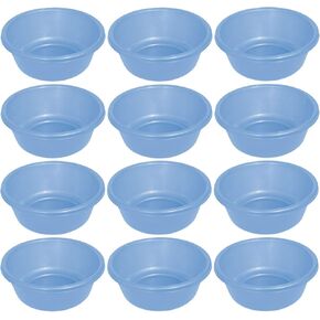 حوض أطباق مستدير من YBM Home لغسل الأطباق، تصميم حوض أطباق بلاستيكي محمول للتخييم ومتعدد الأغراض لتنظيف الوجه، أزرق فاتح in Kuwait