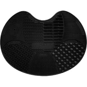 Sigma Beauty Sigma Spa Express Silicone Brush Cleaning Mat w/Suction Cups & Compact Design, Perfect for Travel & Fits Any Sink for Cleaning Makeup Brushes, Pink