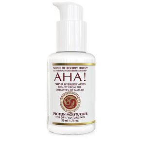 Nonie AHA Protein Moisturizer for Dry Skin Rejuvenating Protein Cream with Alpha Hydroxy Acids 100% Natural & Vegan Ingredients Gentle USA Made in Saudi Arabia