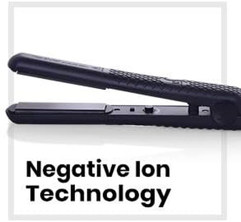 مكواة مسطحة من السيراميك من هيرستيلر سوبر ستايلر أونيكس، مكواة فرد الشعر من السيراميك مع درجة حرارة قابلة للتعديل، مكواة مسطحة مزدوجة الجهد مناسبة للسفر in Kuwait