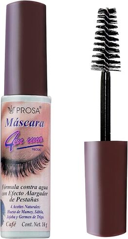 Prosa 4 en 1 Cafe Mascara Formula Contra el Agua con efecto Alargador de Pestanas Brown Colored Lengthening Waterproof Mascara in Saudi Arabia