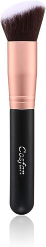 Angled Face Blush Bronzer Kabuki Brush Perfect for Face Contouring and Highlighting with Creams and Powders in Saudi Arabia