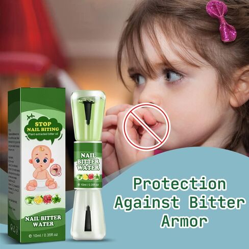 Nail Biting Treatment for Kids, Natural Thumb Sucking Stop for Kids, Safe Nail Care, Bitter Taste, Plant Extract in Saudi Arabia