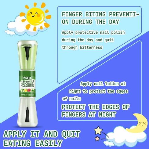 Nail Biting Treatment for Kids, Natural Thumb Sucking Stop for Kids, Safe Nail Care, Bitter Taste, Plant Extract in Saudi Arabia