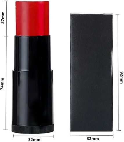 2Pcs Red Green Face Body Paint Stick,Cream Blendable Sticks,for Halloween Cosplay or Sports,Waterproof Sweatproof Hypoallergenic (Red + Dark Green) in Saudi Arabia