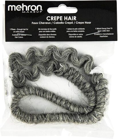 Mehron Makeup Crepe Hair 12-inch Braid (Auburn) in Kuwait