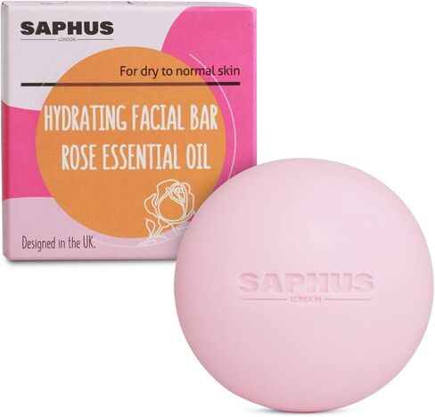 SAPHUS Face Wash Bar Facial Cleansing Bars Balancing Face Soap Cleanser Hydrating for Dull Dry Normal Skin, Amino Acid Facial Cleanser, Soap Free, Sulfate Free, Zero Waste in Saudi Arabia