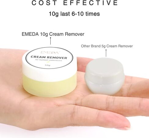 EMEDA Eyelash Extension Remover Cream Remover for Eyelash Extensions Not for Cluster Glue 10g Professional Eyelash Glue Remover Quickly Dissolves Powerful in 60's Removal Lash Adhesive in Saudi Arabia