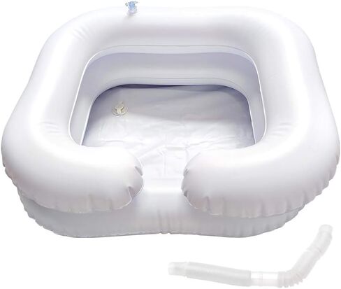 Inflatable Hair Washing Basin, Portable Bedside Shower,Inflatable Shampoo Basin for Bedside, Wash Hair in Bed, for Injured, Elderly, Bed-Bound,Handicapped, Easily Clean Hair in Saudi Arabia