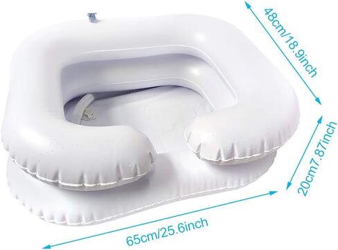 Inflatable Hair Washing Basin, Portable Bedside Shower,Inflatable Shampoo Basin for Bedside, Wash Hair in Bed, for Injured, Elderly, Bed-Bound,Handicapped, Easily Clean Hair in Saudi Arabia