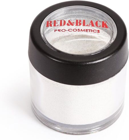Red&Black Shimmer Eyeshadow Powder Glitter Shimmer Pearl Dust Powder for Face and Body 3g (Sliver White) in Saudi Arabia