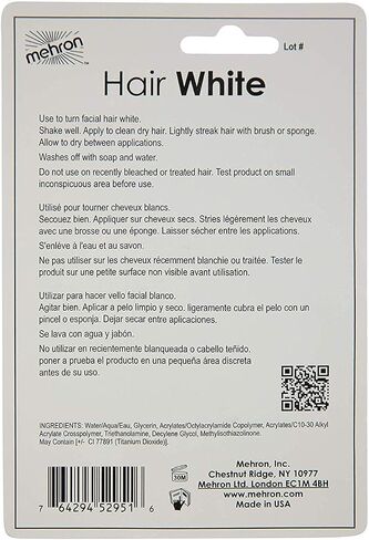 Mehron Makeup Hair White (1 oz) in Kuwait