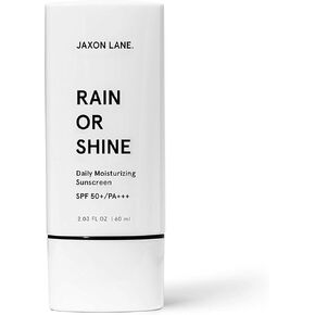 واقي شمسي للوجه مضاد للشيخوخة من رين أو شاين بعامل حماية من الشمس 50 للبشرة الصافية مع الشاي الأخضر وحمض الهيالورونيك وفيتامين ج وزيت فيتامين هـ ومستخلص الجينسنغ وجذور عرق السوس - مرطب بعامل حماية من الشمس للوجه، خالٍ من العطور، 2.03 أونصة in Kuwait