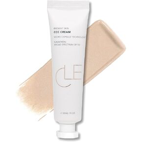 CLE Cosmetics CCC Cream (Neutral Fair 101 / SPF 50) - Color Correcting CC Cream with Sunscreen - Lightweight, Hydrating, Light to Medium Coverage Foundation - BB & CC Cream Hybrid - 1 fl oz in Kuwait