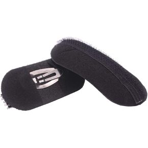 2PCS(1 Small + 1 Large) Black Sponge Foam Hair Volume Bump up Insert Clip Hair Base Styling Accessories Back Do Beehive Hair Styler Hair Increasing Tools for Lady Women Girls in Saudi Arabia