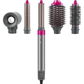 Hair Dryer Brush, 5 in 1 One Step Professional Hot Air Brush Set for Fast Drying, Curling Drying, Straightening Combing, airwrap Hair Styler [Ceramic Coating] [Negative Ion] [110000 RPM High Speed] in Kuwait