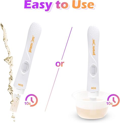 اختبار الحمل Premom منتصف الطريق: أعواد الكشف المبكر عن HCG - مجموعة من 3 أدوات اختبار الحمل in Kuwait