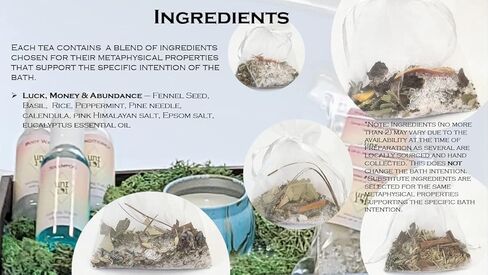 UNI101 Luck, Money & Abundance Spiritual Tea Bath in Kuwait