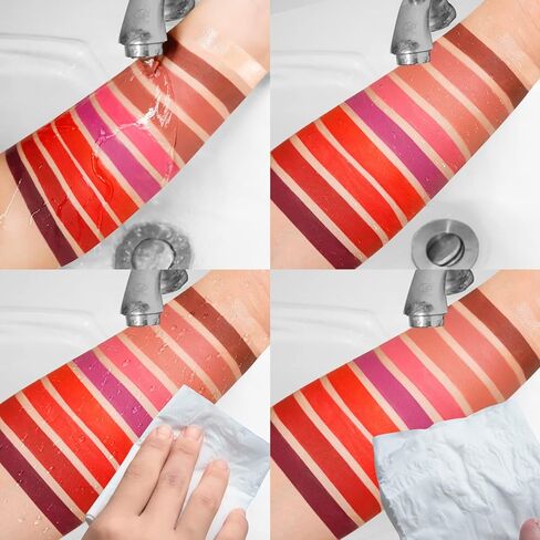 أحمر شفاه سائل غير لامع 9 ألوان من DE'LANCI + مجموعة ملمع شفاه لامعة تدوم طويلاً، كوب غير لاصق، لا يبهت، أحمر شفاه يدوم 24 ساعة، هدية عيد الميلاد للفتيات/النساء، نباتي in Kuwait