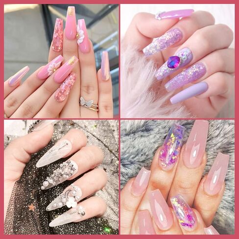 موروفان مجموعة وصلات اظافر جل بولي جل مكونة من 20 لون، مجموعة اظافر من جل بولي جل للاظافر الفنية للمبتدئين، مجموعة مانيكير لتعزيز الاظافر في المنزل (20 قطعة بولي جل بينك) in Kuwait