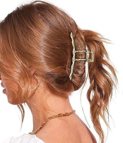 مشابك شعر مخلب للنساء معدنية 3 قطع كبيرة غير قابلة للانزلاق، مشابك شعر فراشة معدنية قوية بشكل سباركلي، مشابك شعر لطيفة، مخالب شعر لطيفة، مشابك فراشة كبيرة، مشبك شعر لطيف in Kuwait