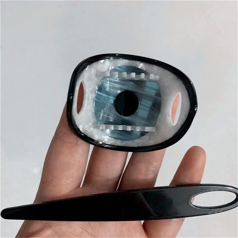 QTMY Acetate Evil Eye Hair Slide Hairpin Hair Stick Clips Creative Hair Barrette Hair Pin Hair Accessories for Women Girls,Black in Saudi Arabia