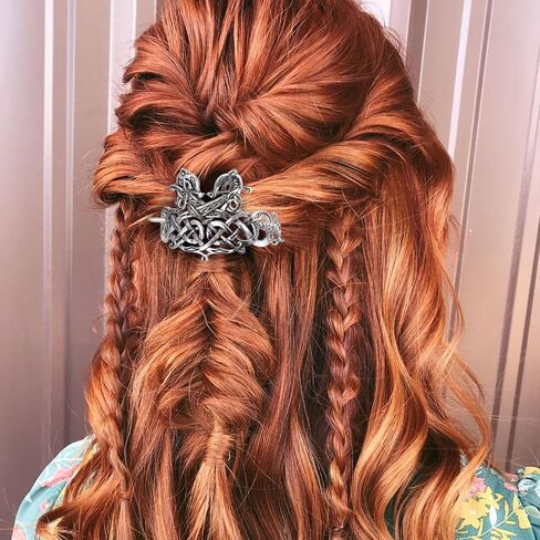 5 قطع من دبابيس الشعر سلتيك من نوفيرلايف، مشابك شعر فايكنغ فضية عتيقة، شريحة شعر بعقدة سلتيك بسيطة، عصي شعر بعقدة معدنية مبتكرة، مشبك شعر فايكنغ معدني مبتكر، إكسسوارات شعر للفتيات والنساء in Saudi Arabia