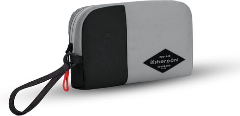 Sherpani Jolie, Lightweight Travel Pouch, Cosmetic Bag, Recycled Wristlet Bag, Toiletry Bag for Women (Con Leche, Small) in Saudi Arabia