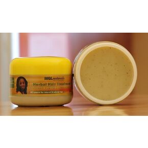Shea Butter Herbal Hair Treatment - organic Shea Butter, castor oil, herbal extract, vigin coconut oil, mint. For super hair growth, fertilise, nourish, moisturize, repair hair, edges, scalp and dandruff treatment. Thicker and stronger hair. (10oz) in Saudi Arabia