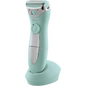 Cosmopolitan Electric Shaver for Women, Cordless Razor for Shaving Legs, Underams and Pubic Hair, Bikini Trimmer & Hair Removal Device for Ladies, Rechargeable, Portable Lady Shaver, Black & Gold