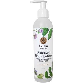 Griffin Remedy Omega-3 Body Lotion-Unscented with Organic MSM and Essential Oils, Ultra Moisturizing, All Natural, Paraben Free, Sulfate Free 8 fl oz